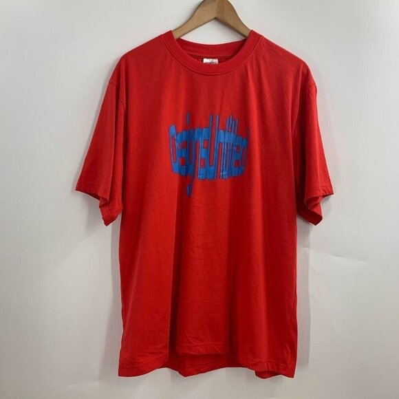 Designs Unlimited Men's Designs Unlimited Shadow Logo Cotton T Shirt Size L NWT - Picture 1 of 12